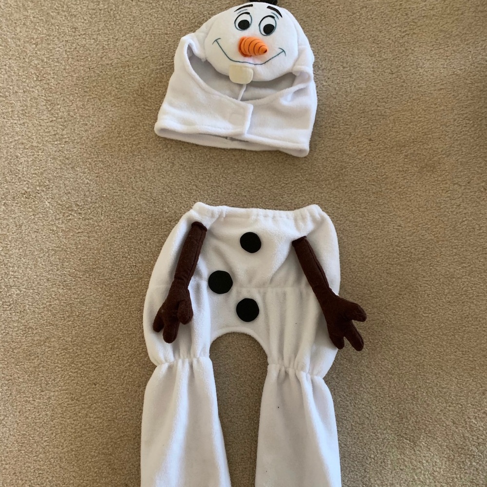 Olaf dog costume